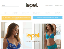 Tablet Screenshot of lepel.co.uk